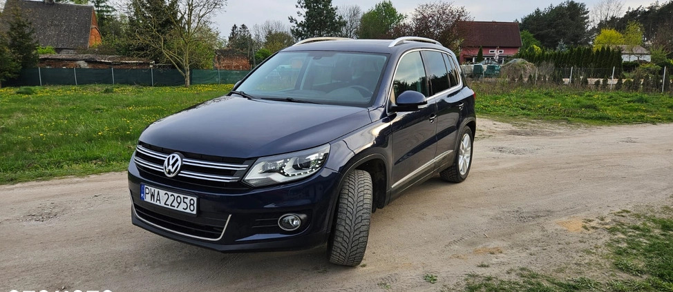 Volkswagen Tiguan cena 49900 przebieg: 199800, rok produkcji 2012 z Wągrowiec małe 154